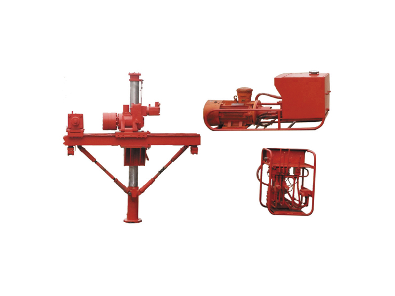 Column mounted rotary drilling rig